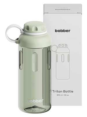 Бутылка Bobber Tritan Bottle 890 мл Sage Green