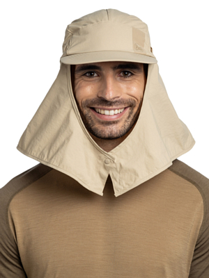 Кепка Buff Desert Cap Solid Birch Grey