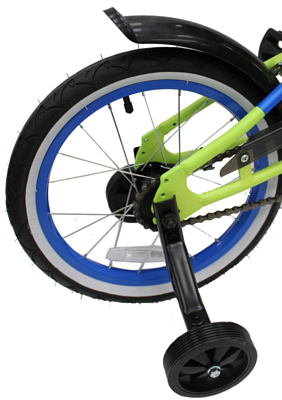 Велосипед Welt Dingo 16 2021 Acid green/blue