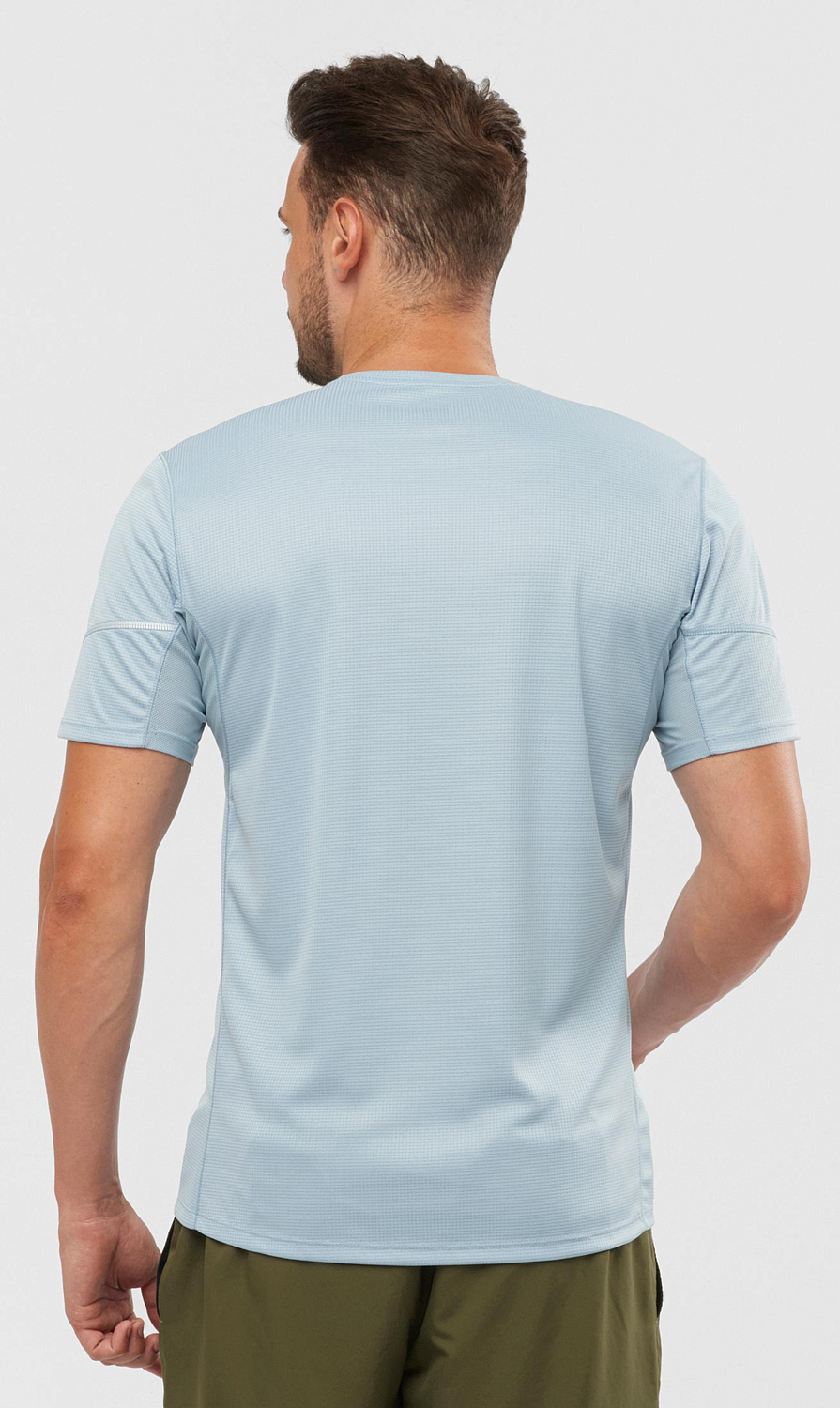 Футболка беговая SALOMON Agile Short Sleeve Tee M Ashley Blue