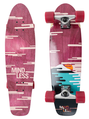 Лонгборд Mindless Sunset Cruiser Burgundy