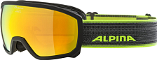 Очки горнолыжные Alpina 2022-23 Scarabeo Jr. Q-Lite Black Matt