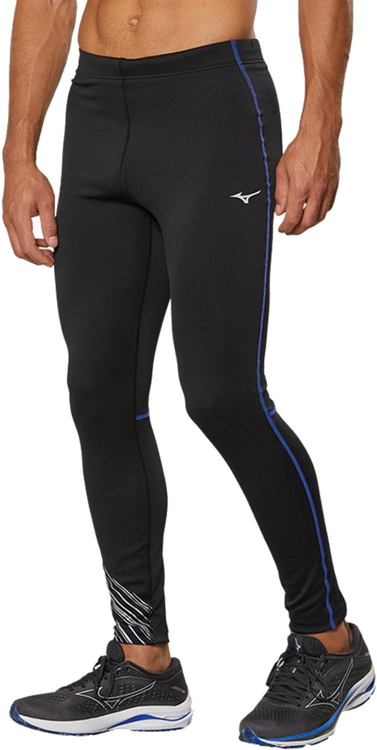 Тайтсы беговые Mizuno Warmalite Tight Черный/Фиолет