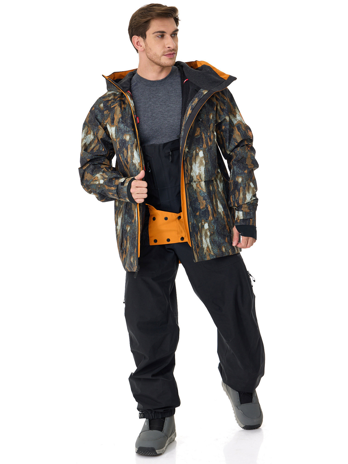 Куртка сноубордическая 686 Gore-Tex Hydra Thermagraph Cypress Green Bark Camo