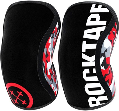 Бандаж коленный Rocktape 2020-21 Assassins 5мм Red Camouflage