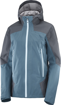 Куртка SALOMON Outline Gtx Hybrid Jkt W Ebony/Mallard Blue