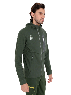Флисовая куртка Ternua Veks Hood Deep Forest
