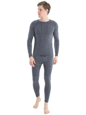 Комплект термобелья VIKING Lan Pro Merino Man Set Dark Grey