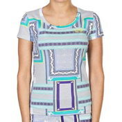Футболка для активного отдыха EA7 Emporio Armani 2016 WOMANS KNIT JERSEY GRIGIO ST ETNICA