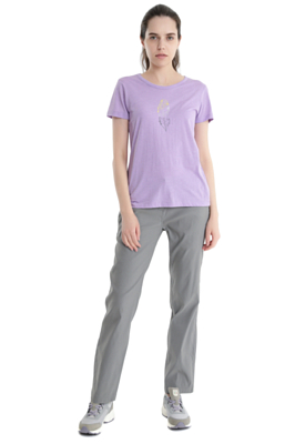 Футболка Maier Sports Feather Tee Viola Melange