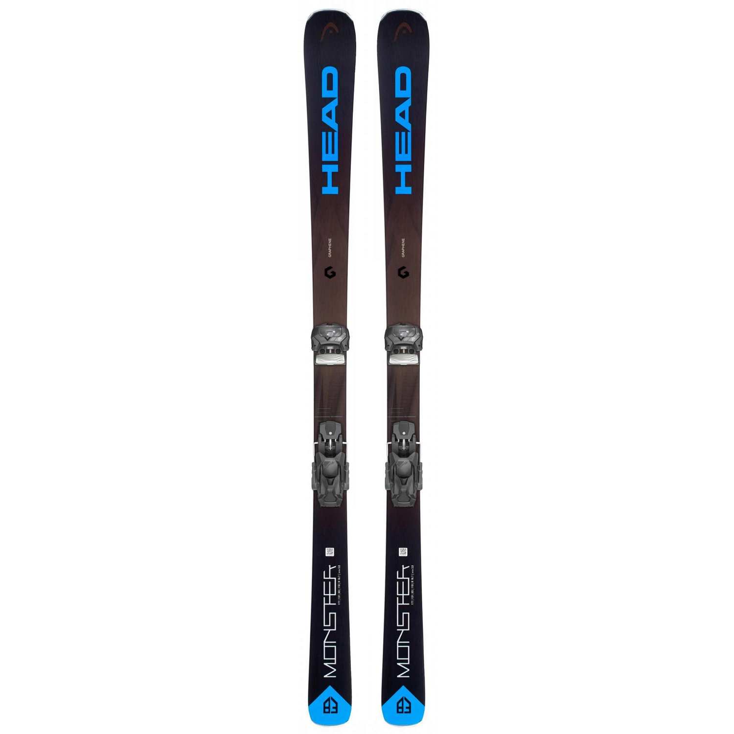 Горные лыжи с креплениями HEAD 2018-19 Monster 83 Ti SW+ATTACK² 13 GW BRAKE 85 [A] black/blue