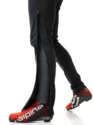 Брюки беговые FISCHER Softshell Warm Black