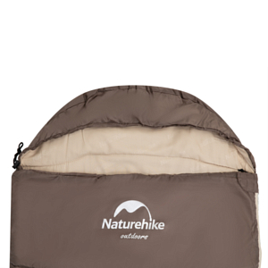 Спальник Naturehike U Series Envelope Sleeping Bag With Hood U250 Grey