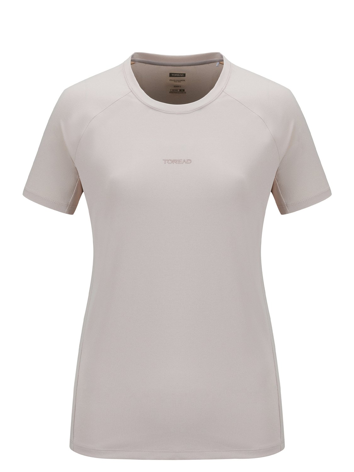 Футболка беговая Toread Women's running training short-sleeve T-shirt Pebble color
