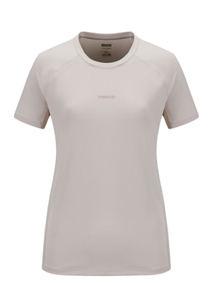 Футболка беговая Toread Women's running training short-sleeve T-shirt Pebble color