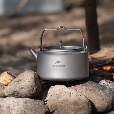 Чайник Naturehike Titanium Teapot 0.8L Black