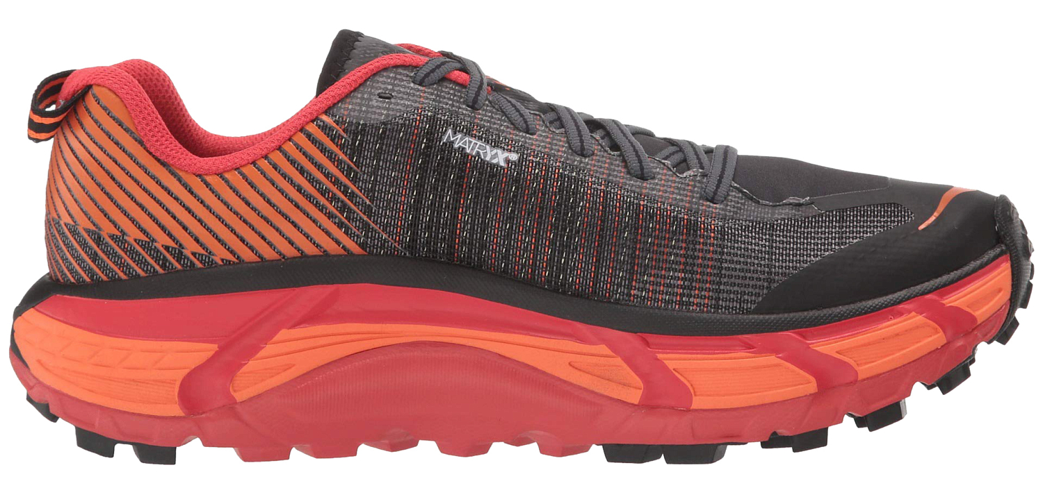 Беговые кроссовки Hoka M EVO Mafate 2 Black/Poppy red