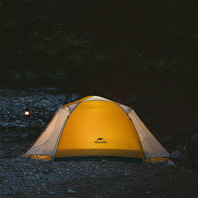 Палатка Naturehike Cloud-Creek Series Tent 3 man Yellow Pro