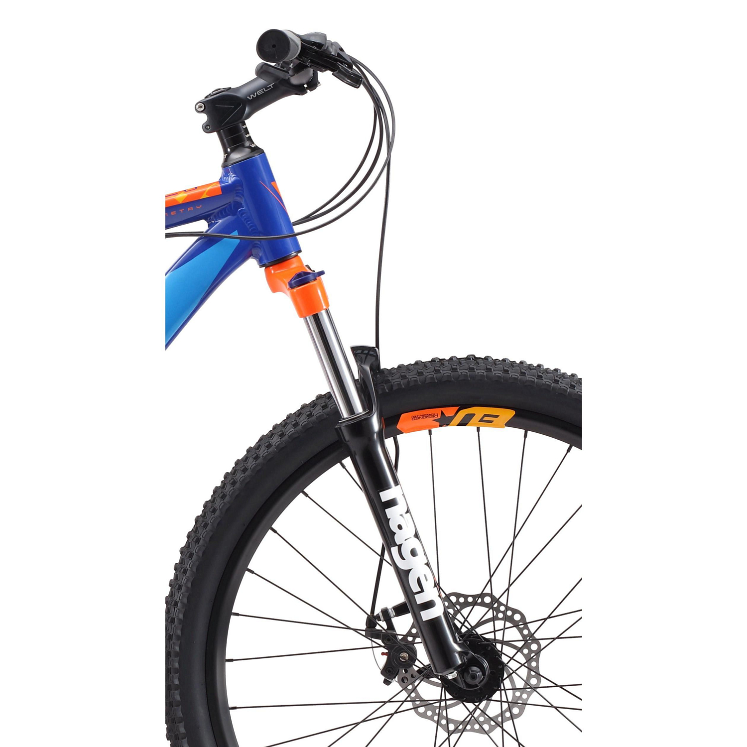 Велосипед Welt Ridge 1.0 D 2019 dark blue/orange