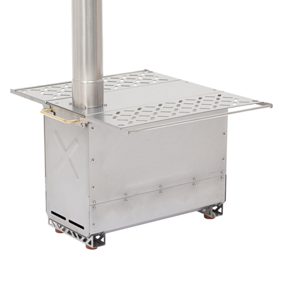 Печка Naturehike Icefield Ranger Desktop Firewood Stove Silver