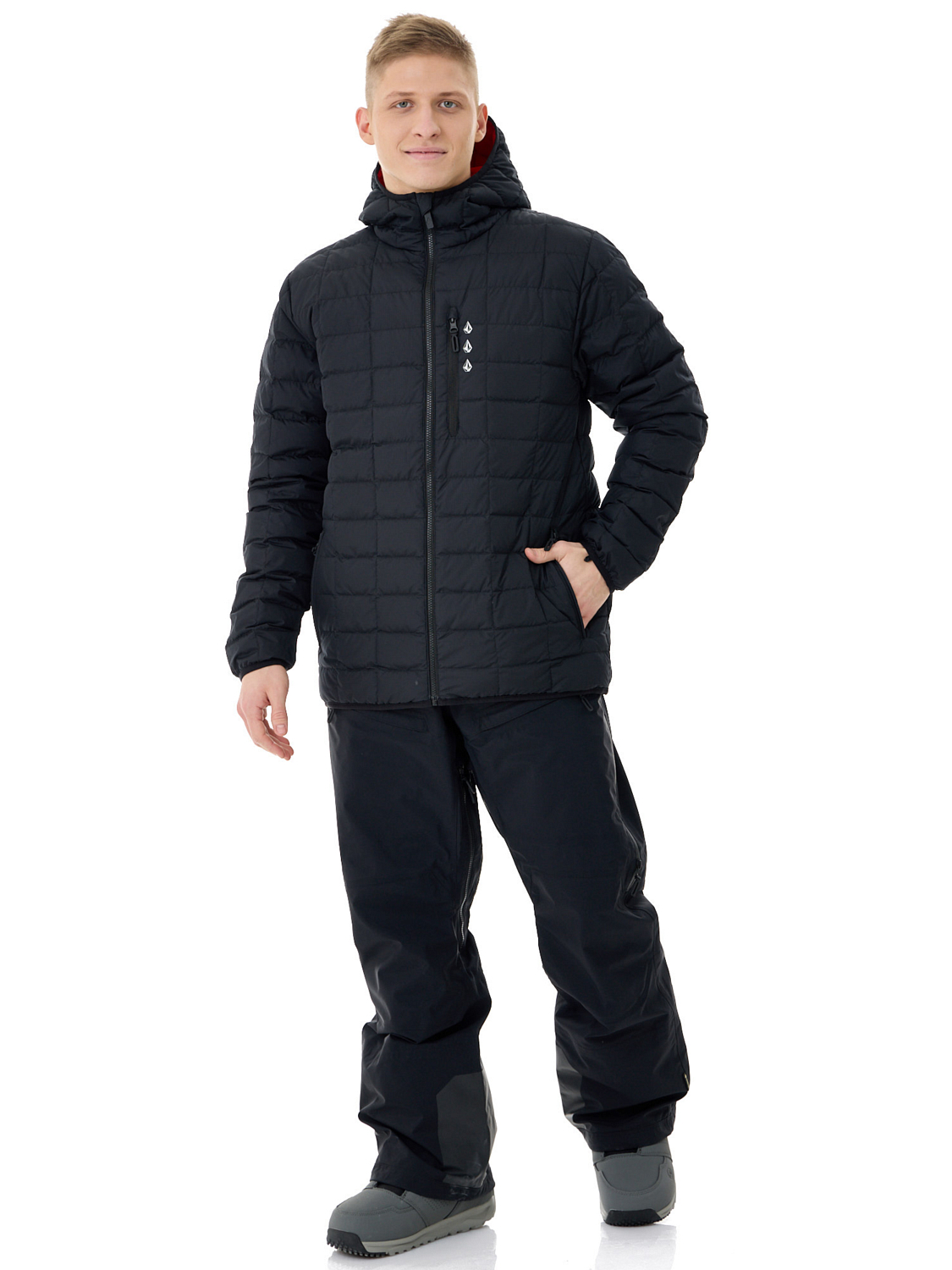 Куртка сноубордическая Volcom Puff Puff Give BLACK