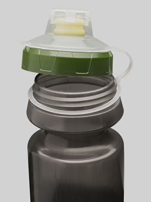 Фляга CLUXX Ergo 550 Transparent/Green