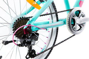 Велосипед Welt Edelweiss 20 2019 matt mint green/pink