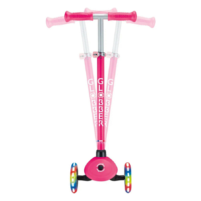 Самокат детский Globber Primo Lights V2 Розовый