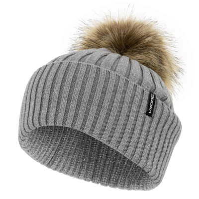 Шапка VIKING Hana Pompon Light Gray