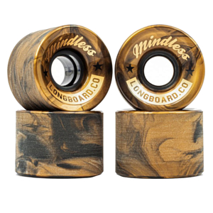 Колеса (4 штуки) для лонгборда Mindless Cruiser Wheels Swirl/Bronze