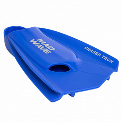Ласты для бассейна MAD WAVE Chaser tech Blue