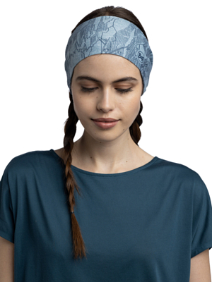 Повязка Buff CoolNet UV Wide Headband Laven Mist