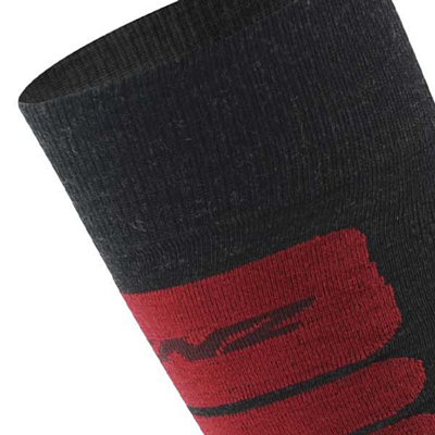 Носки LENZ Skiing 3.0 Dark Grey/Red