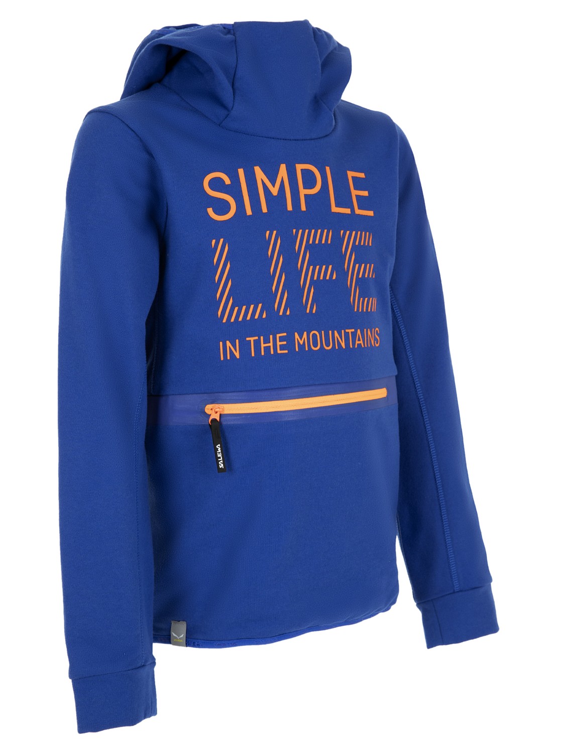 Толстовка детская Salewa Simple Life Dry Hoodie Electric