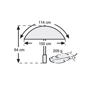 Зонт EuroSCHIRM Swing Liteflex Red