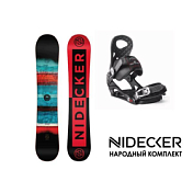Комплект NDK2 Сноуборд+Крепления NIDECKER Play 2016-17 (мужской)