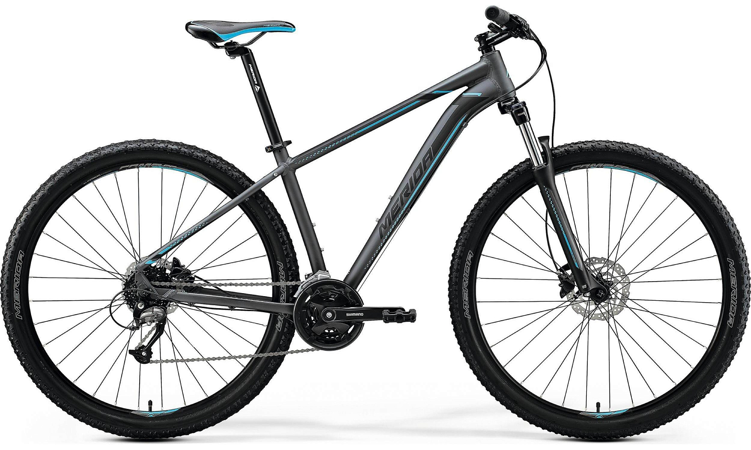 Велосипед MERIDA Big.Nine 40-D 2020 Matt Dark Silver/Blue/Black