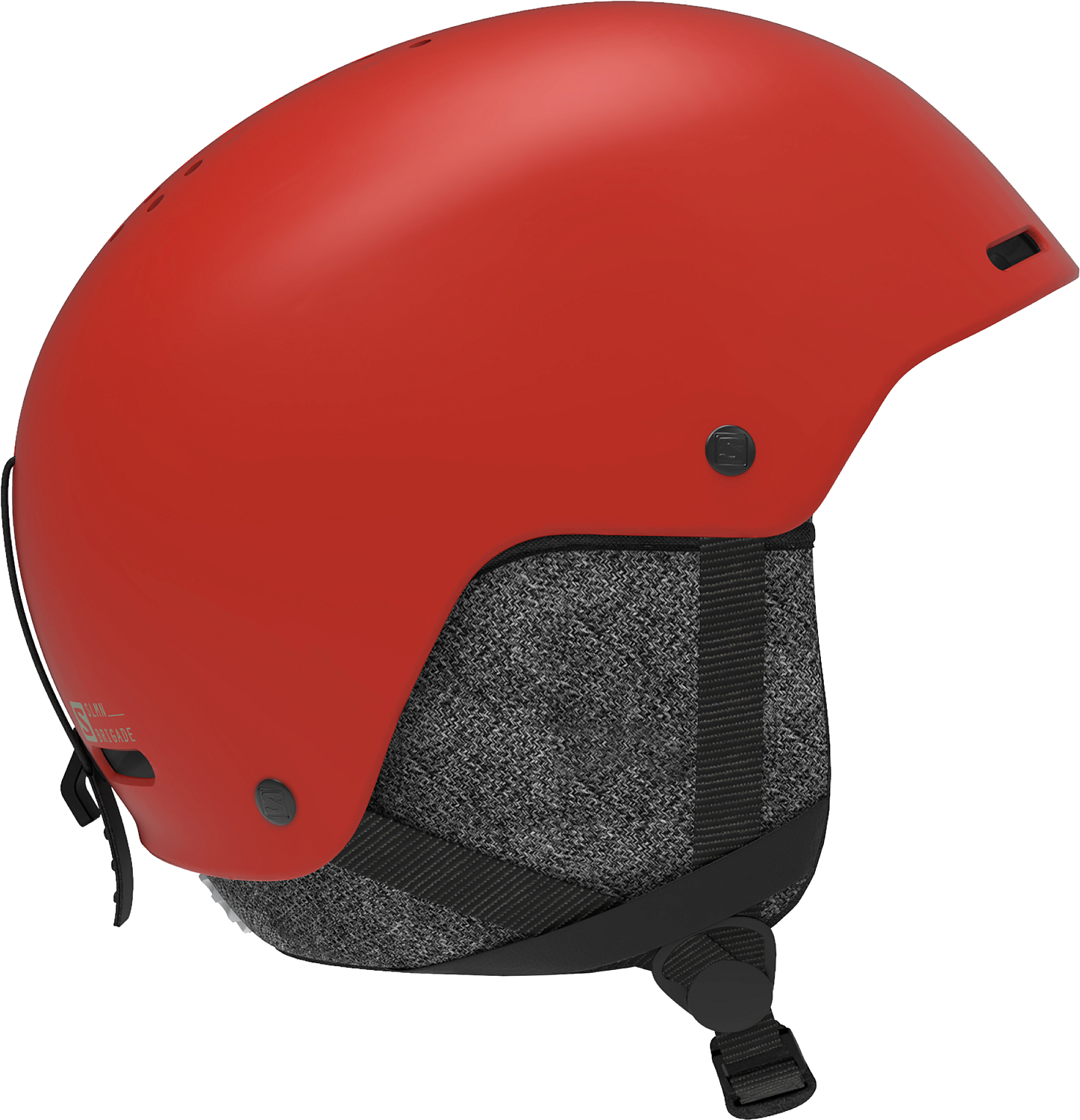 Зимний шлем SALOMON Brigade Hard Shell Red Orange