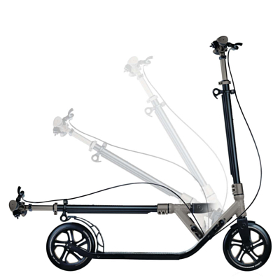 Самокат Globber One NL 230 Ultimate Черно-Свинцово-Серый