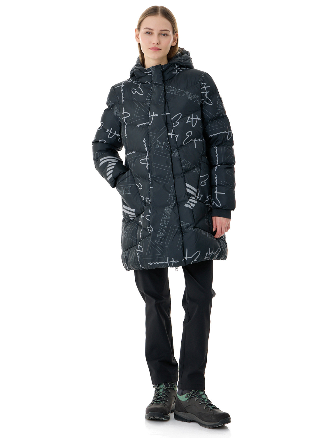 Куртка EA7 Emporio Armani Mountain Winter W Extra Padded Monogram Black