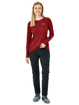 Футболка с длинным рукавом Salewa Pedroc Dry Syrah