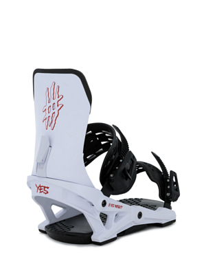 Крепления для сноуборда YES Select White