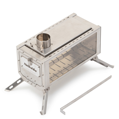 Печка Naturehike Tabletop Wood Stove Silver