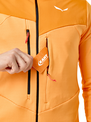 Флисовая куртка Salewa Agner Pl Hooded Turmeric/0910
