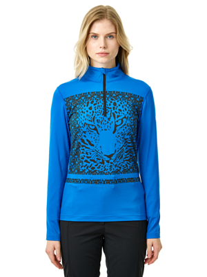 Джемпер Poivre Blanc W22-1940-WO/L Leopard King Blue