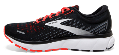 Кроссовки BROOKS Ghost 13 Black/Ebony/Coral
