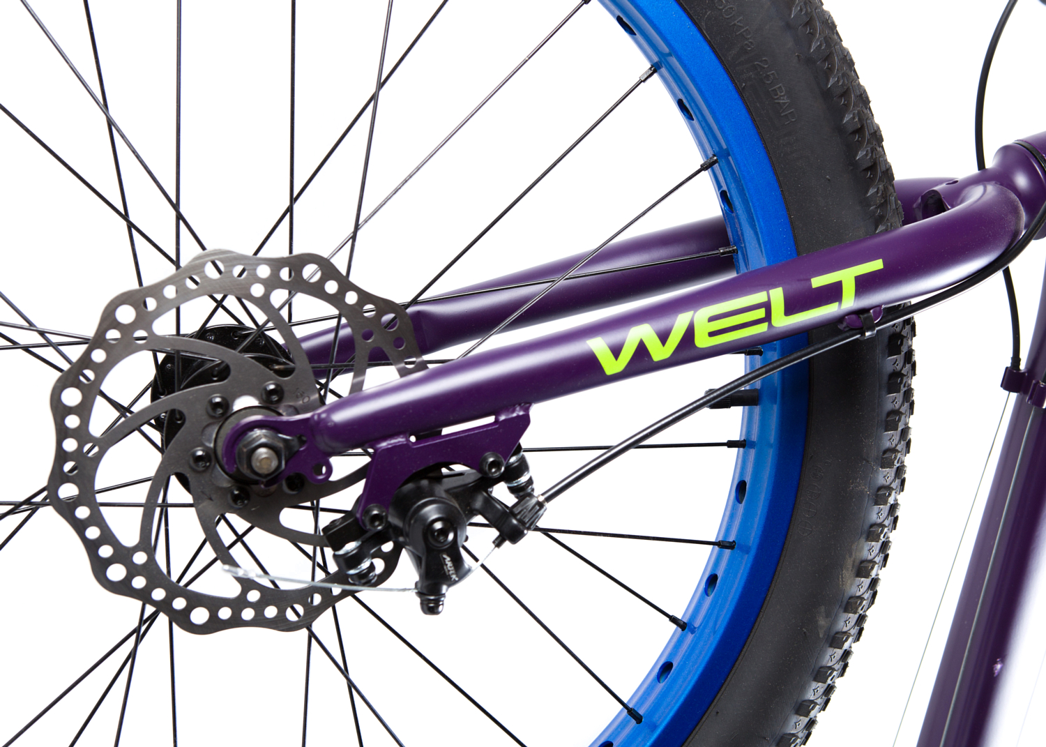 Велосипед Welt Fat Freedom 24 2019 matt violet