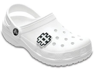Украшение для обуви Crocs Jibbitz Hashtag