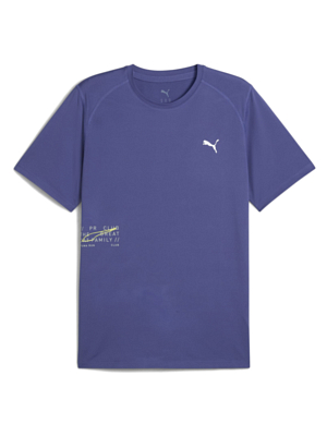 Футболка беговая Puma Knit Perf Blue Crystal