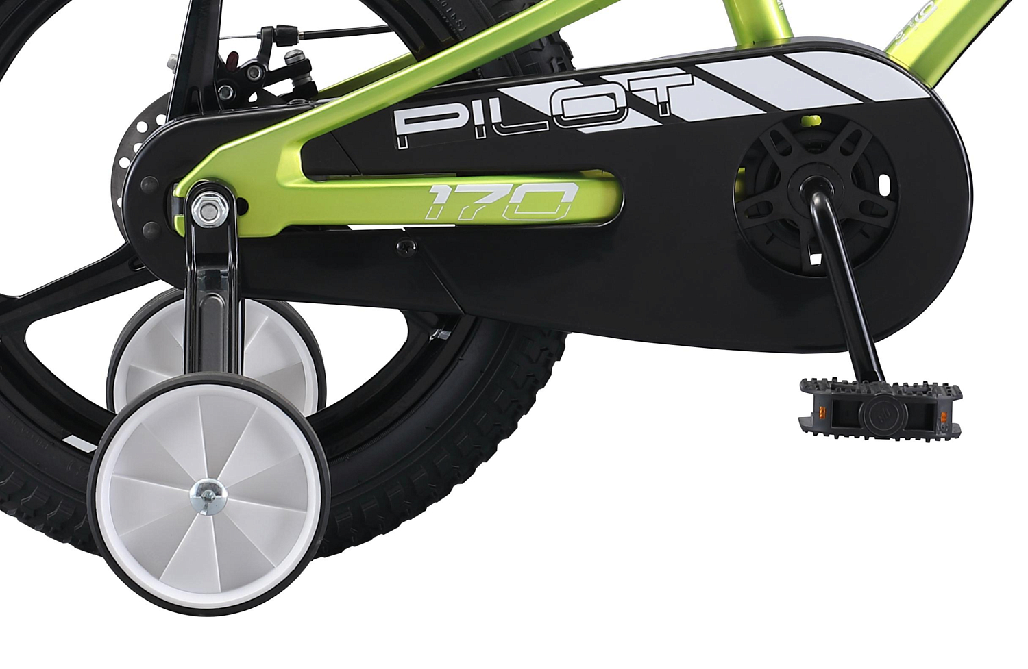 Велосипед Stels Pilot 170 MD V010 16 2021 зеленый